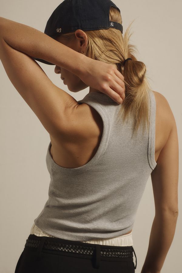 Slide View: 2: The Blair Baby Tee by Maeve: Sleeveless Cropped Racerback Edition