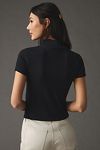 Vista en miniatura 2: Maeve Ribbed Mock-Neck Cropped T-Shirt