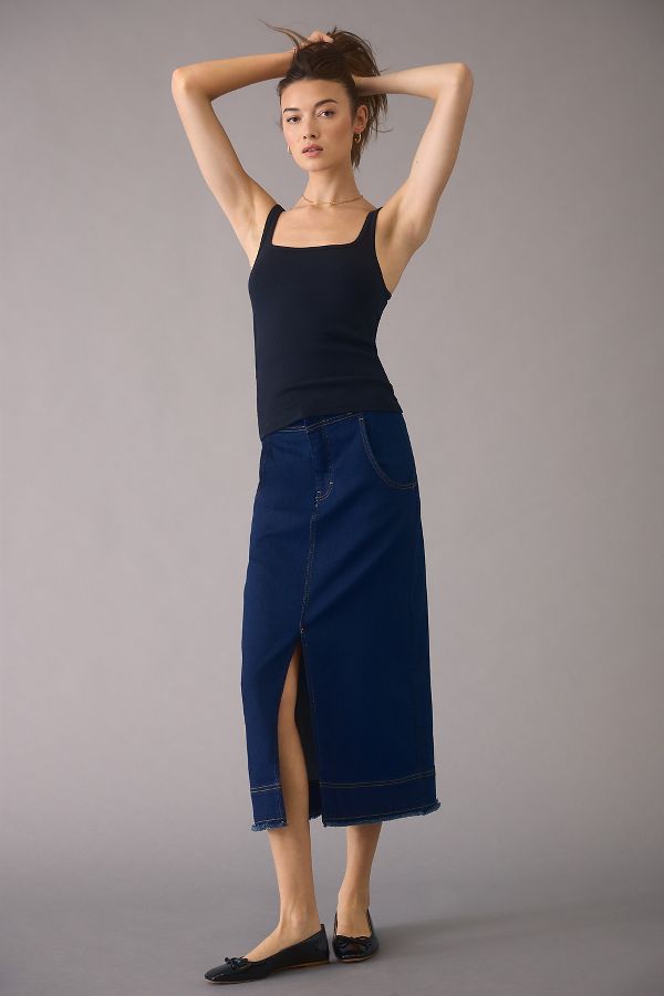 Slide View: 4: Pilcro Scoop-Neck Tank