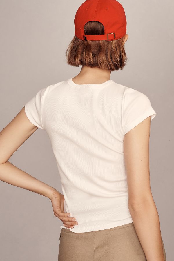 Slide View: 4: The Blair Baby Tee by Maeve