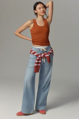 Pilcro Icon Scoop-Neck Tank Top
