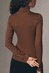 Thumbnail View 2: By Anthropologie Long-Sleeve High-Neck Baby Rib Top