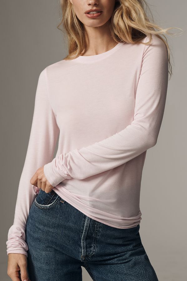 Slide View: 3: PAPER LABEL Briar Long-Sleeve Top