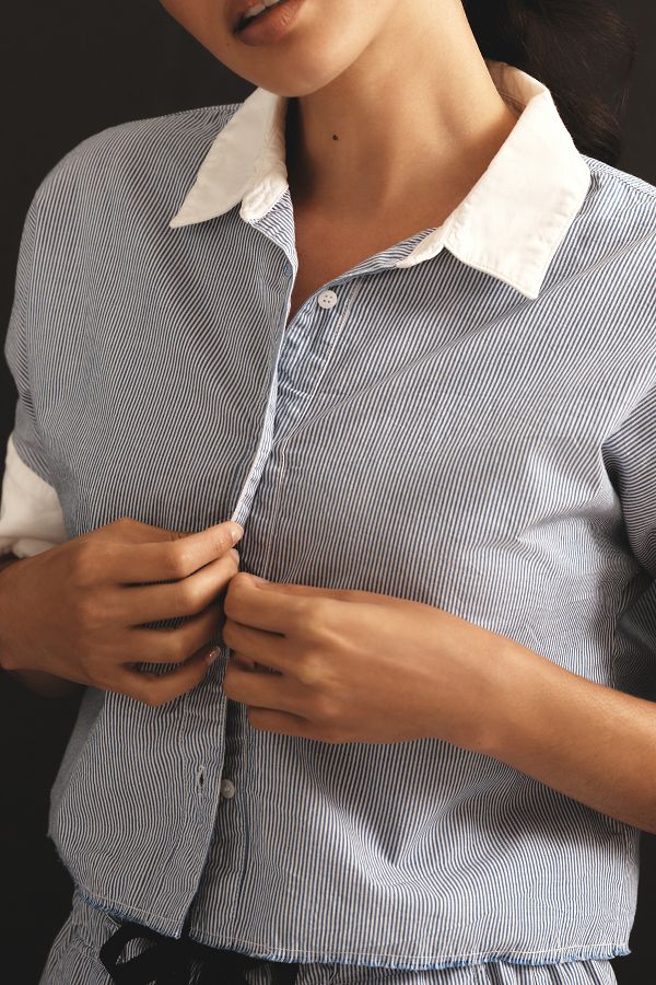 Slide View: 4: Stateside Short-Sleeve Boxy Shirt