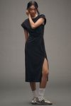 Thumbnail View 4: Stateside Short-Sleeve Cloud Jersey Midi Dress