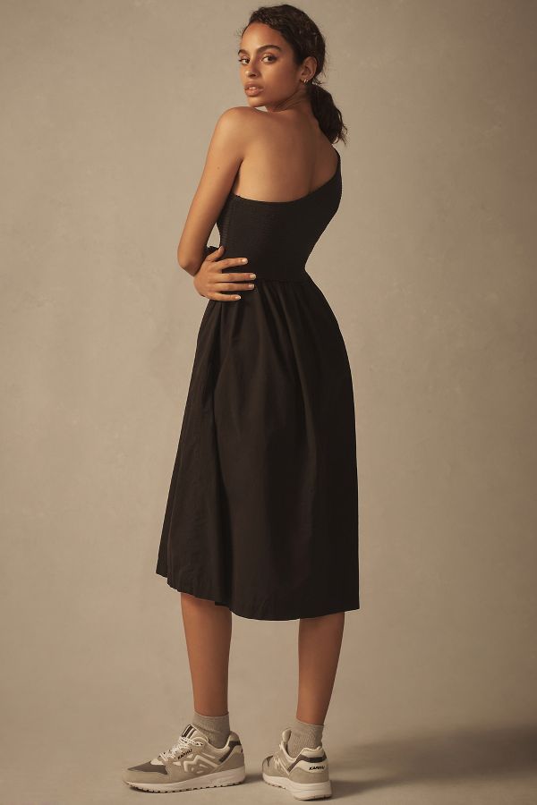 Slide View: 2: Nation LTD Connie One-Shoulder Midi Dress