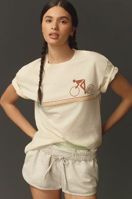 Back When 1978 Bike Stripe Graphic Tee