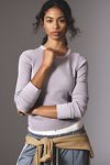 Thumbnail View 1: Daily Practice by Anthropologie Thermal Layer Long-Sleeve Top