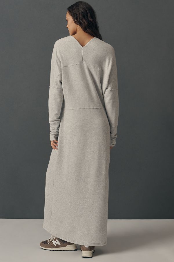 Slide View: 2: Daily Practice  Long-Sleeve V-Neck Dress