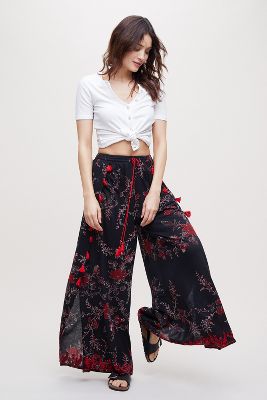 printed beach trousers