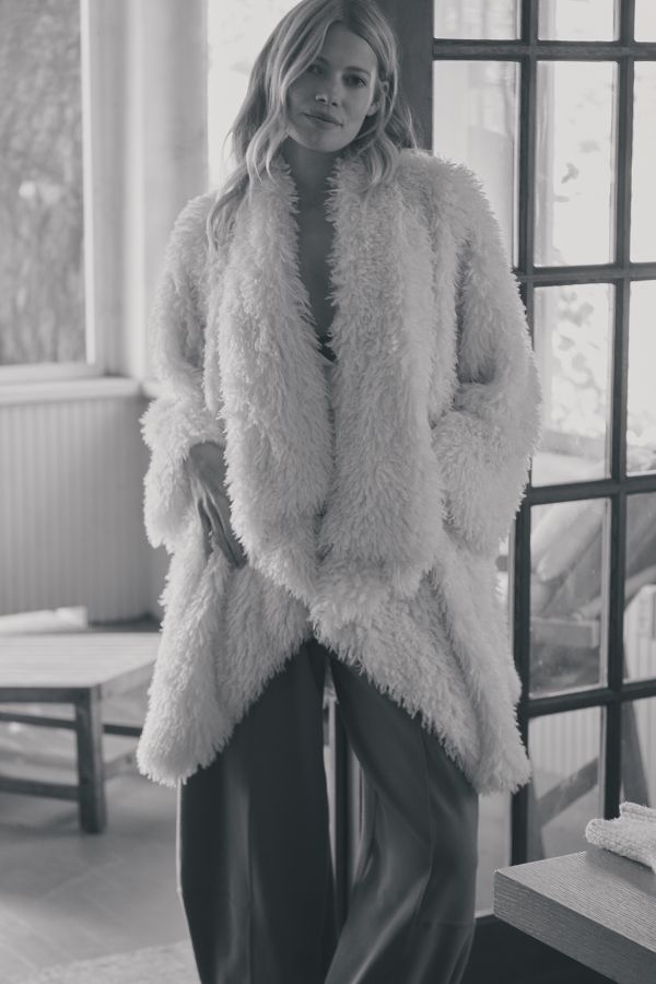 Slide View: 1: Daily Practice by Anthropologie Faux-Fur Jacket