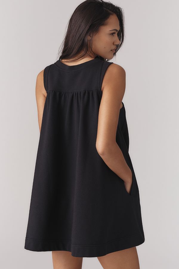 Slide View: 2: Daily Practice Sleeveless Ruched Mini Dress