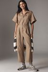 Thumbnail View 4: Daily Practice Short-Sleeve Utility Jumpsuit