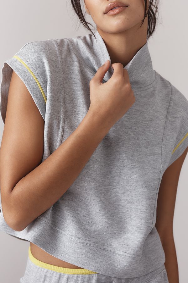 Slide View: 4: Daily Practice Mock-Neck Muscle Tank