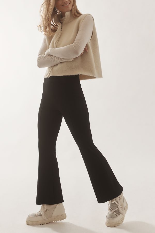 Slide View: 2: DONNI. Ribbed Kick-Flare Pants