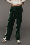 Thumbnail View 2: DONNI. Velvet Stripe Silk Pants