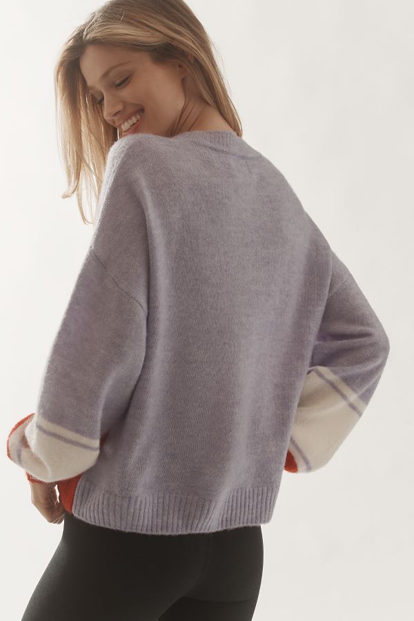 Slide View: 3: Sundry Star Pullover Sweater