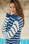 Thumbnail View 2: Sundry Striped Boatneck Pullover Sweater