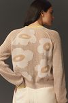 Thumbnail View 2: Sundry Daisy Open-Knit Crew-Neck Sweater