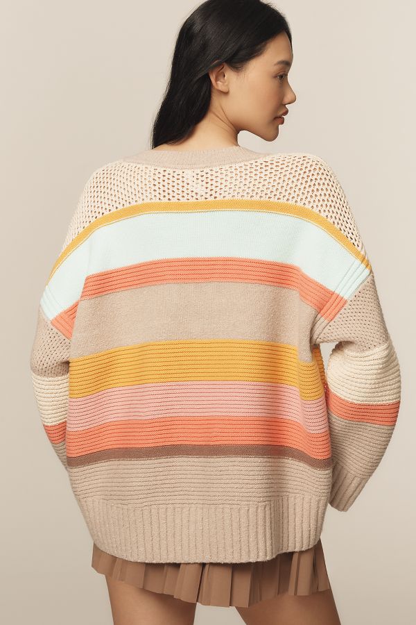 Slide View: 2: Daily Practice Beach Daze Chunky Oversized Sweater