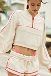 Thumbnail View 2: Daily Practice by Anthropologie Piped Cropped Pullover Sweatshirt