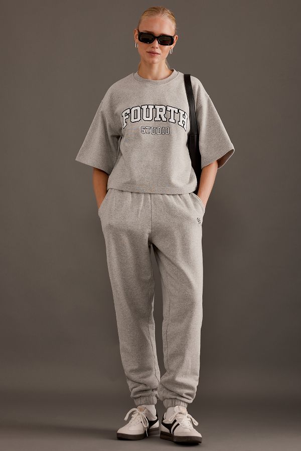 Slide View: 3: 4th & Reckless Xenia Oversized Sweat Top