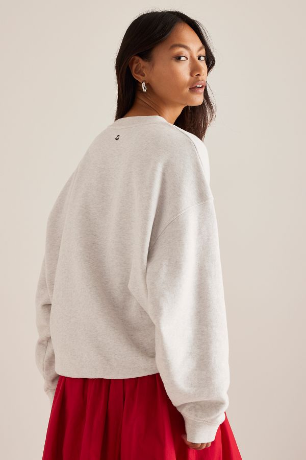 Slide View: 6: 4th & Reckless Katie Oversized Sweatshirt