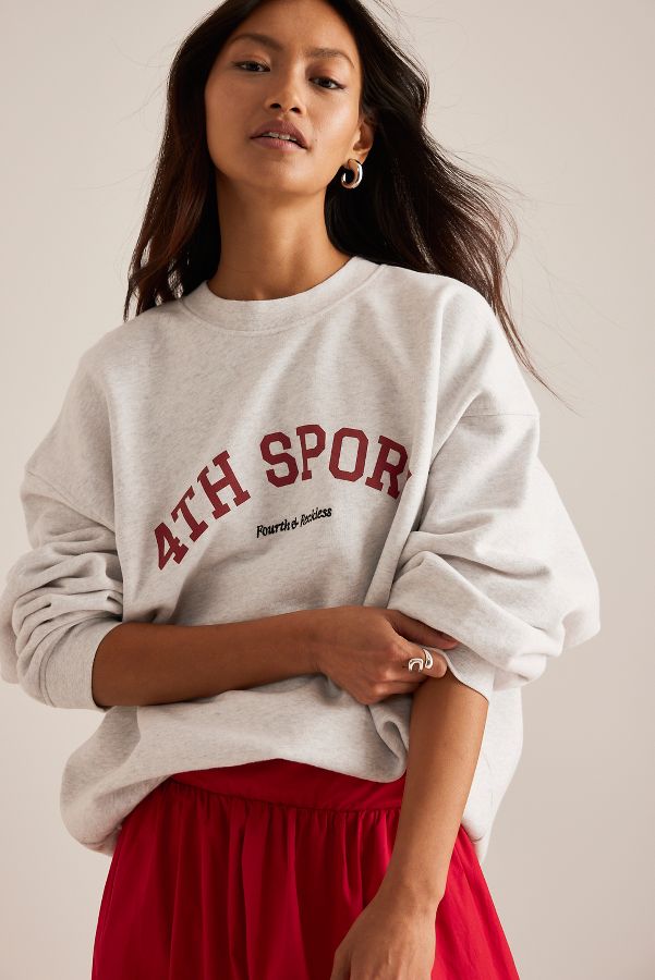 Slide View: 1: 4th & Reckless Katie Oversized Sweatshirt