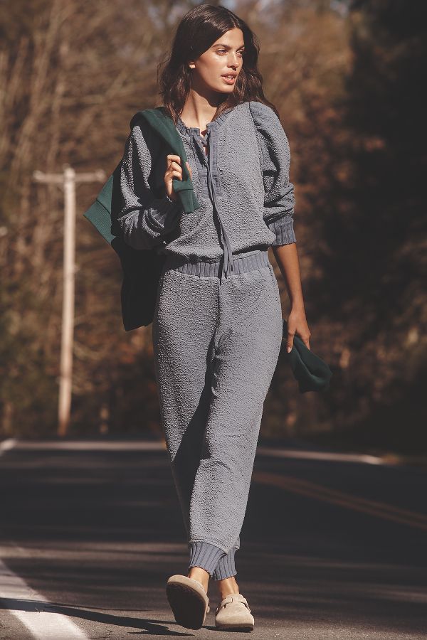 Slide View: 1: Sundays Long-Sleeve Tory Jumpsuit