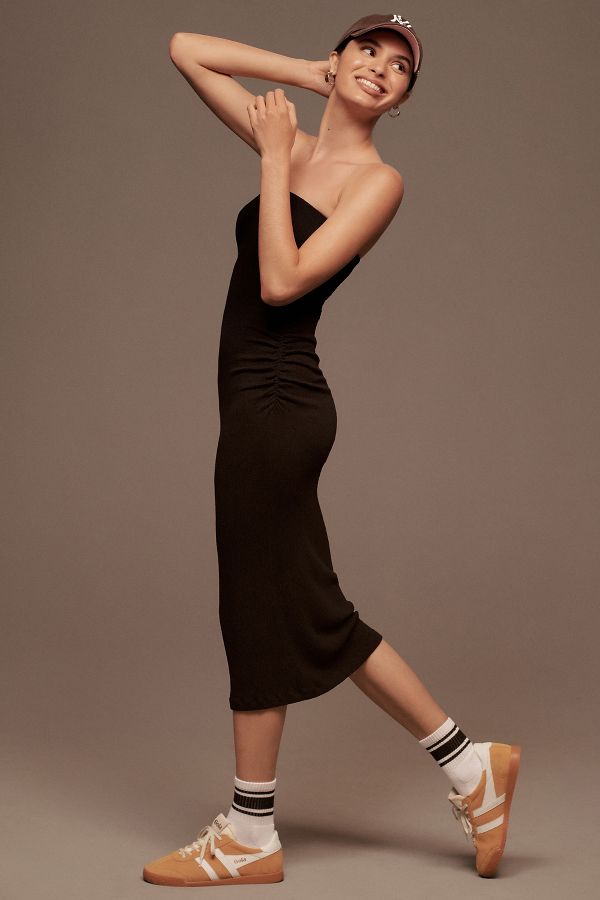 Slide View: 4: Michael Stars Cobie Strapless Midi Dress