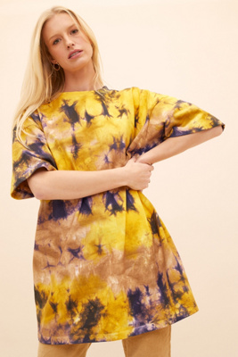 tie dye t shirt dress uk