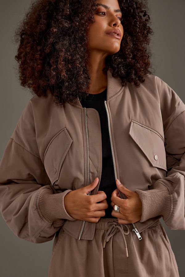 Slide View: 3: P.E Nation Captivate Bomber Jacket