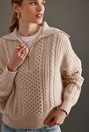 Thumbnail View 5: Varley Cable Knit Half-Zip Jumper