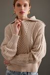 Thumbnail View 4: Varley Cable Knit Half-Zip Jumper