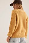 Thumbnail View 2: Varley Vera Button-Neck Cable-Knit Jumper