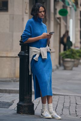 Daily Practice Karigan Midi Sweater Dress: Turtleneck Edition