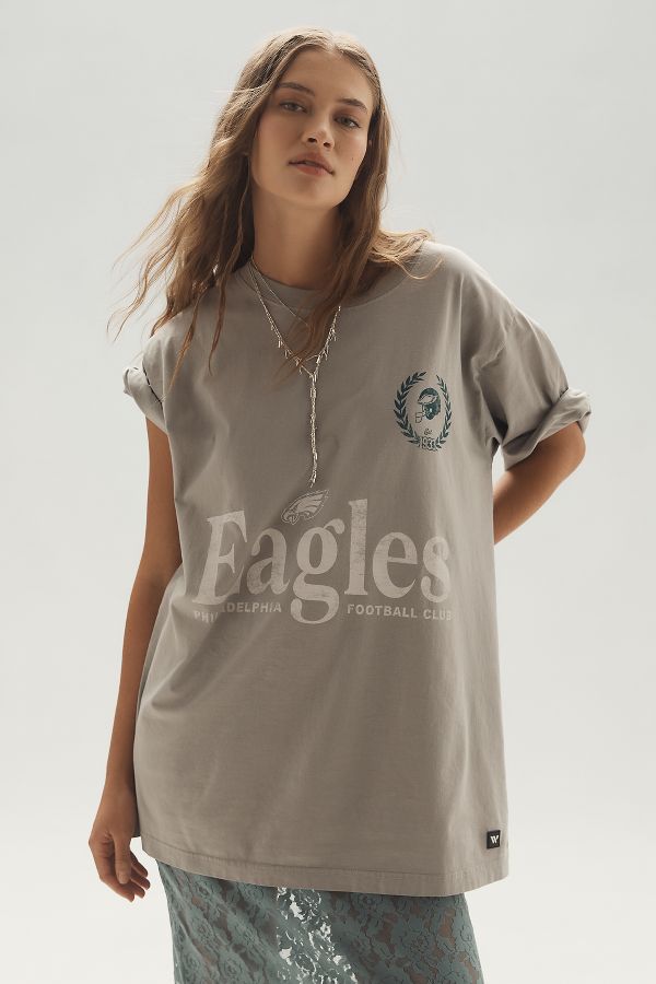 Slide View: 1: The Wild Collective x Anthropologie Game Day Oversized Graphic Tee