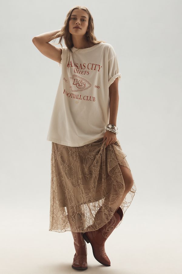 Slide View: 3: The Wild Collective x Anthropologie Game Day Oversized Graphic Tee