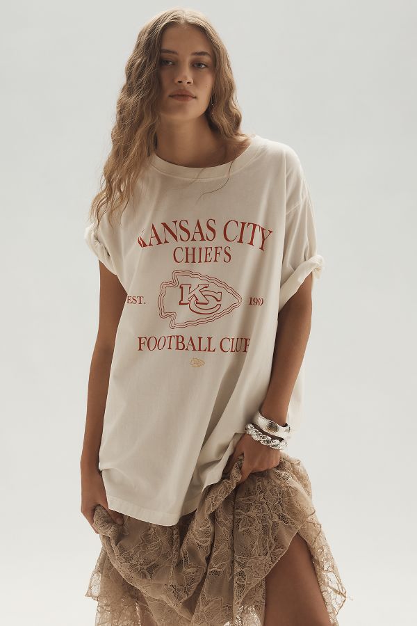 Slide View: 1: The Wild Collective x Anthropologie Game Day Oversized Graphic Tee