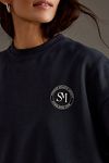 Thumbnail View 6: Sunday Minute Logo Crew-Neck Sweatshirt