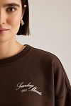 Thumbnail View 4: Sweat-shirt ras du cou logo Sunday Minute