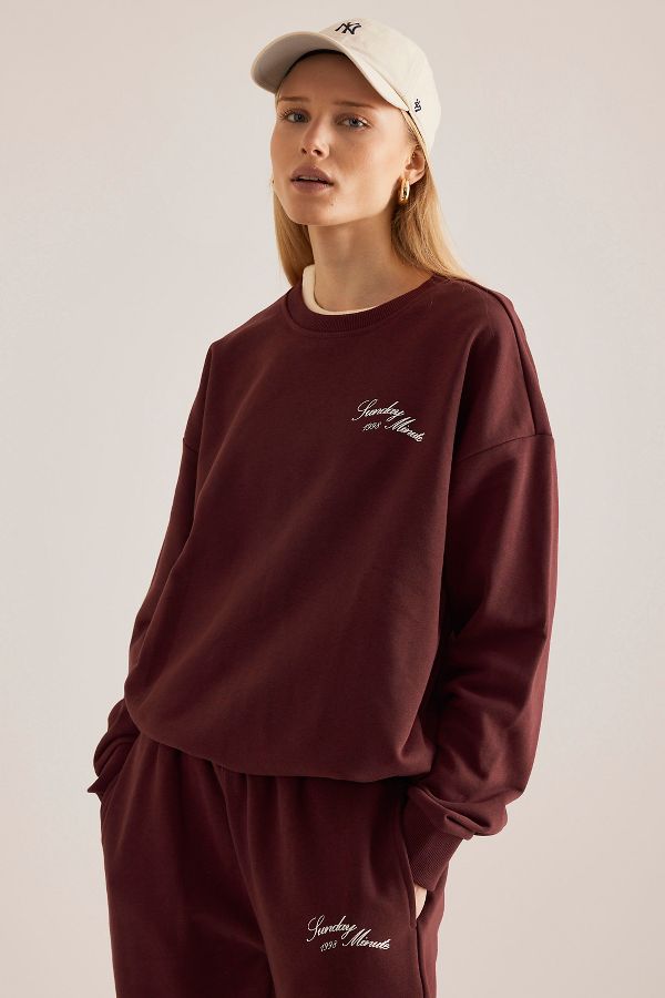 Slide View: 1: Sunday Minute Crew Sweatshirt