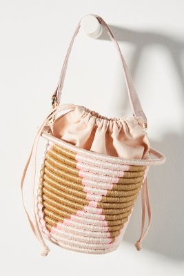 anthropologie woven bag