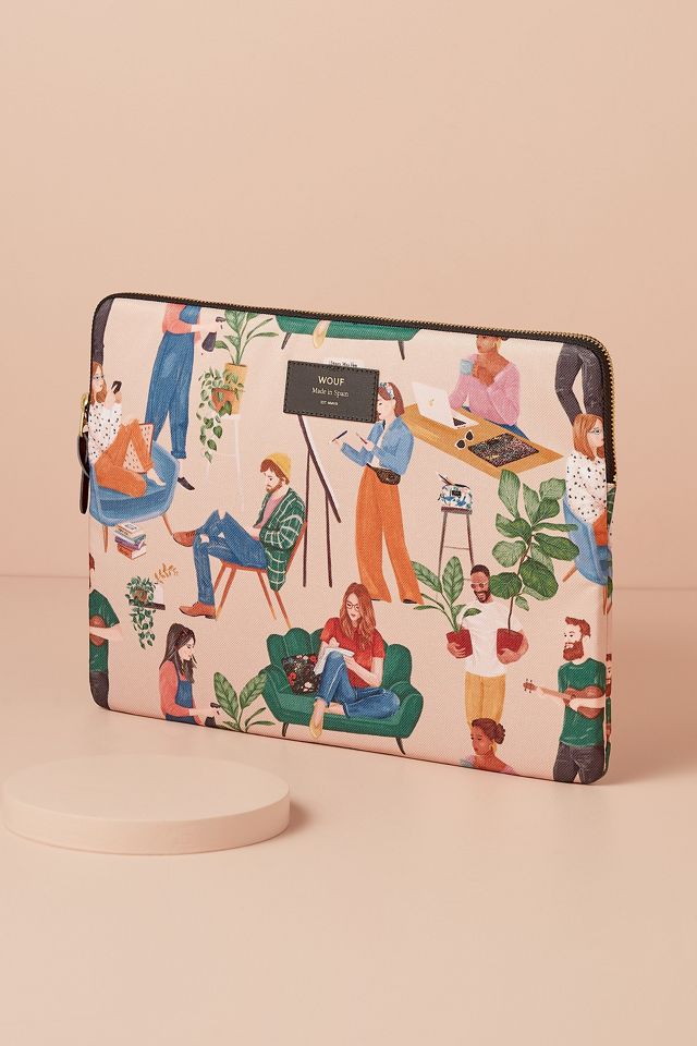 Wouf PeoplePrint Laptop Sleeve Anthropologie UK