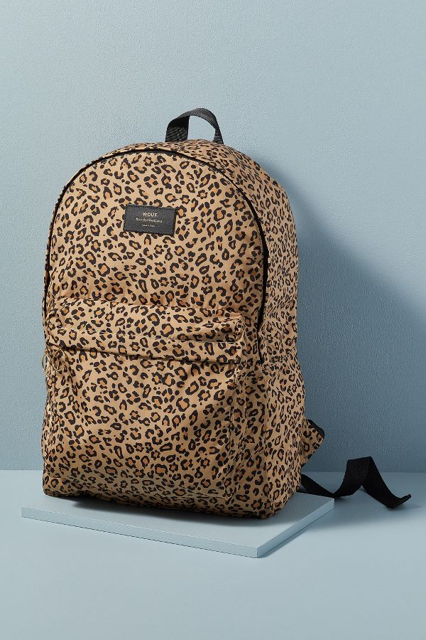 Wouf Leopard-Print Water-Repellent Backpack | Anthropologie UK