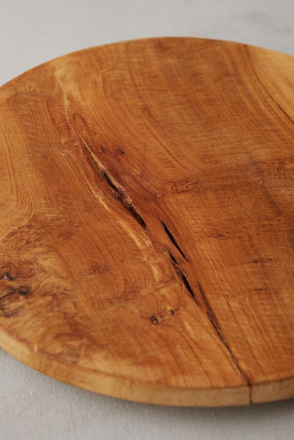 Slide View: 10: Footed Teak Serving Board