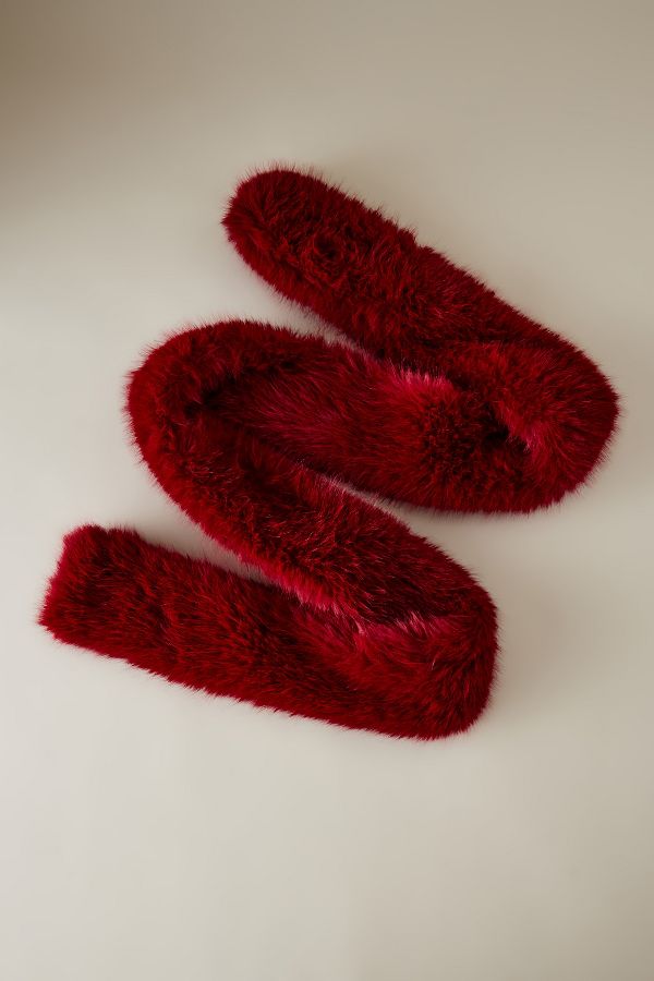 Slide View: 3: By Anthropologie Faux Fur Skinny Scarf