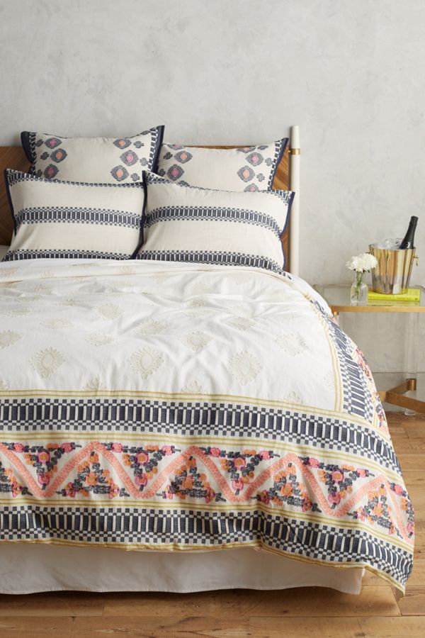 Woven Leonore Duvet Cover Anthropologie