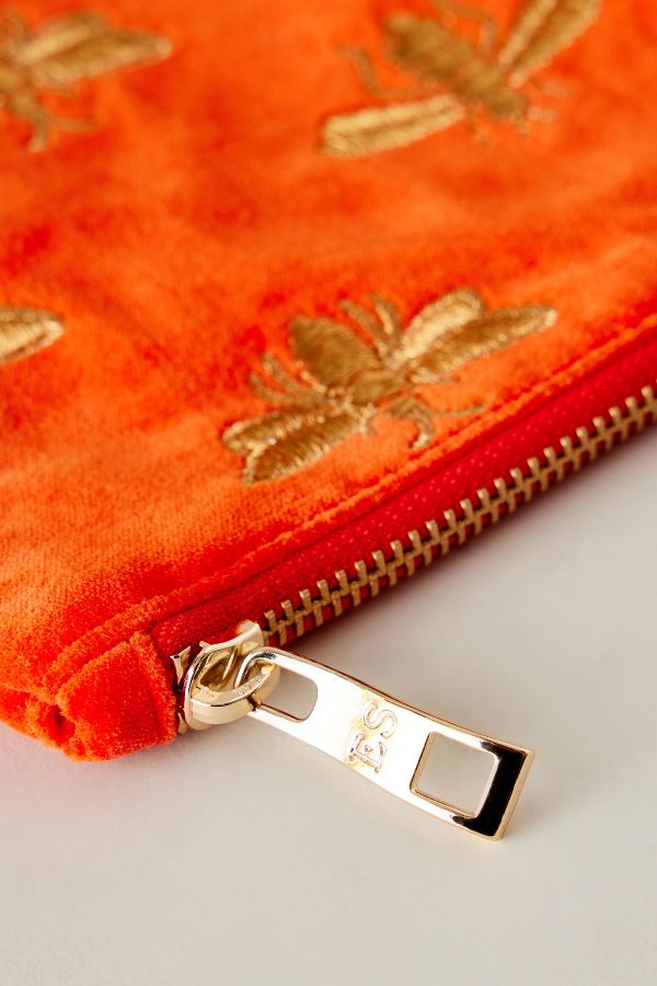 Slide View: 2: Elizabeth Scarlett Bee Velvet Everyday Purse