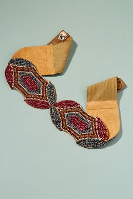 anthropologie beaded belt